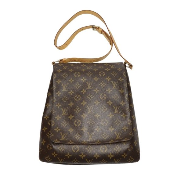 Louis Vuitton LOUIS VUITTON Shoulder Bag Monogram Musette Canvas M51256 Brown LV - Picture 1 of 10